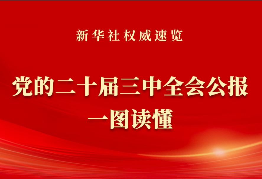 党的二十届三中全会公报一图读懂